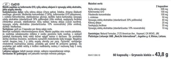 „CoQ10“, maisto papildas
