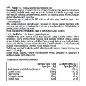 Žolelių arbatos mišinys „NeoLifeTea“