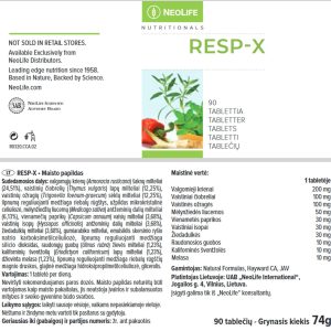Vaistažolių kompleksas "Resp-X"