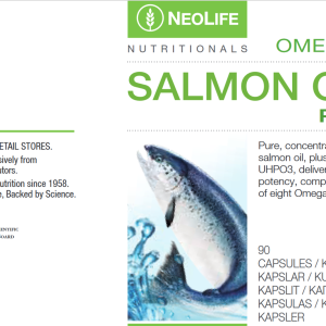 Žuvies taukai „Omega-3 Salmon Oil Plus“