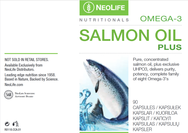 Žuvies taukai „Omega-3 Salmon Oil Plus“