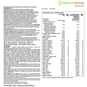 Baltyminis gėrimas „NeoLifeShake“ - šokolado skonio maisto pakaitalas