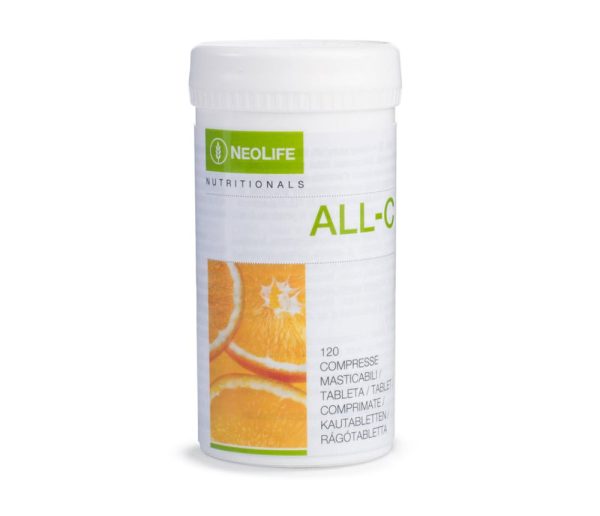 Vitaminas C „All C“, kramtomosios tabletės