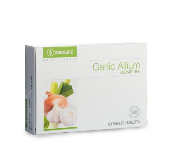 Česnako ir svogūno maisto papildas „Garlic Allium Complex“