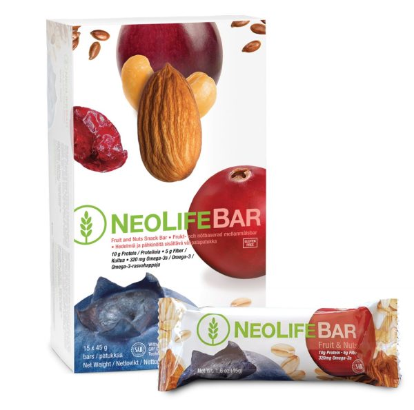 Vaisių ir riešutų batonėlis „NeoLifeBar“